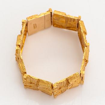 Björn Weckström, Armband "Suma", 14K guld. Lapponia 1971.