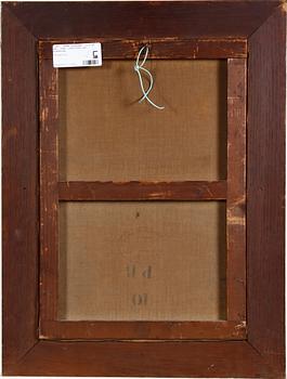 OKÄND KONSTNÄR, olja på duk, sign. 1800/1900-tal, Frankrike.