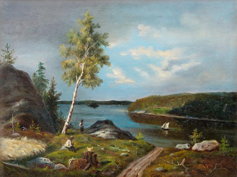 Werner Holmberg, UTSIKT FRÅN PIELISJÄRVI.