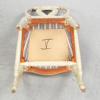 A set of six Gustavian style chairs, first half of the 20th Century.