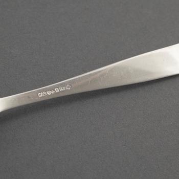 110 pieces of silver cutlery from GAB in Eskilstuna/Stockholm, model "Rosenholm", 1950s- 21th century.