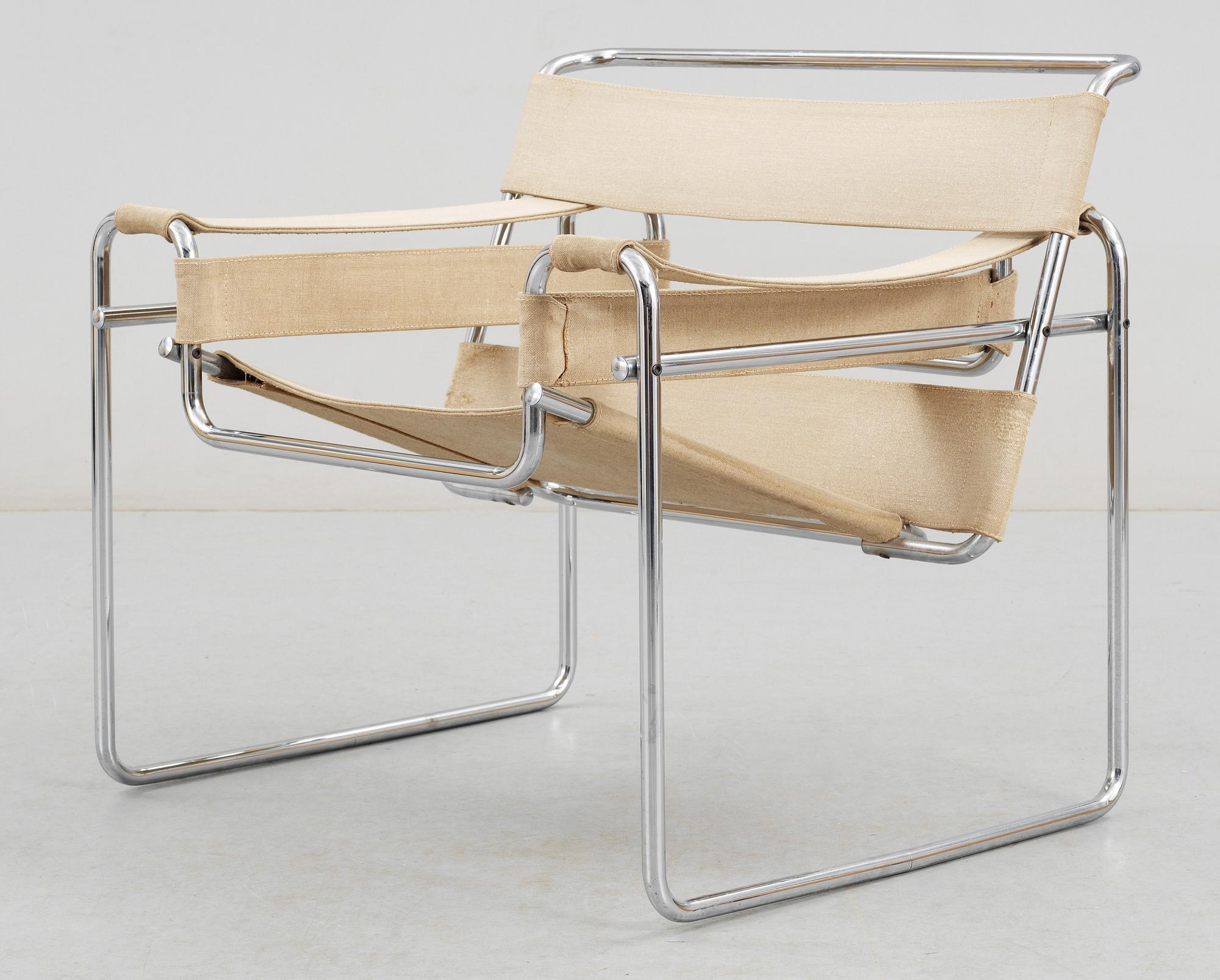 KARMSTOL, "Wassily", Marcel Breuer, 1900-talets mitt.