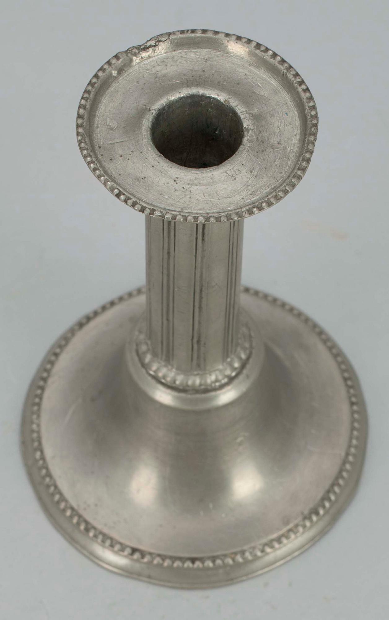LJUSSTAKE, tenn, Johan Lindblad (1827-1861) Åbo 1829.