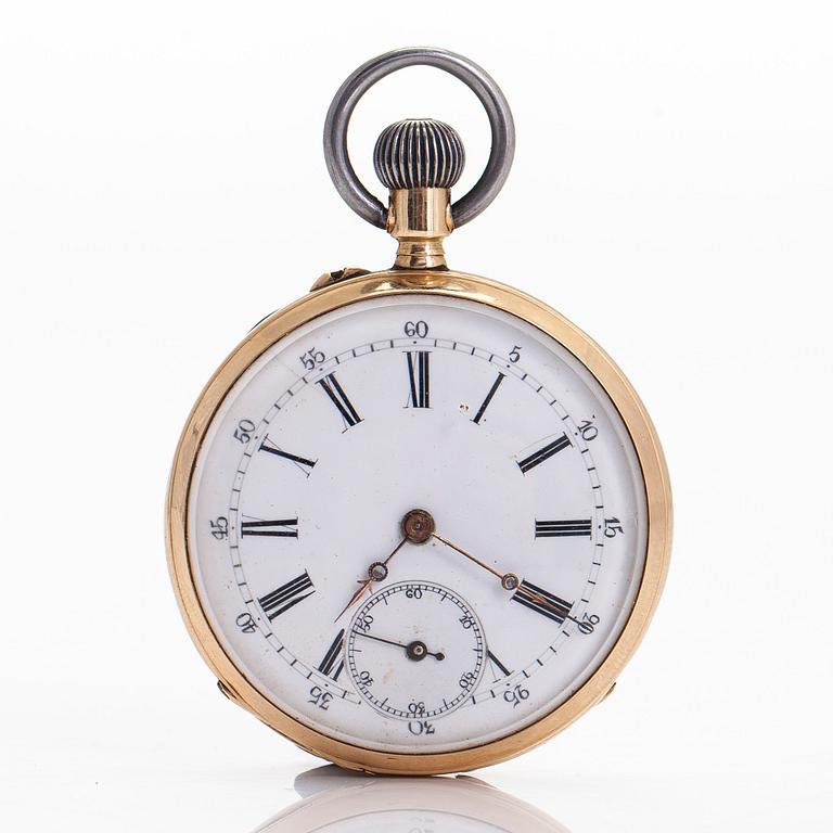 Pocket watch, 45.5 mm.