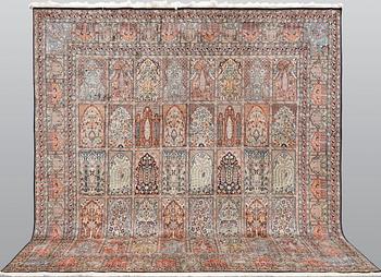 Matta, silke Kashmir, 286 x 265 cm.