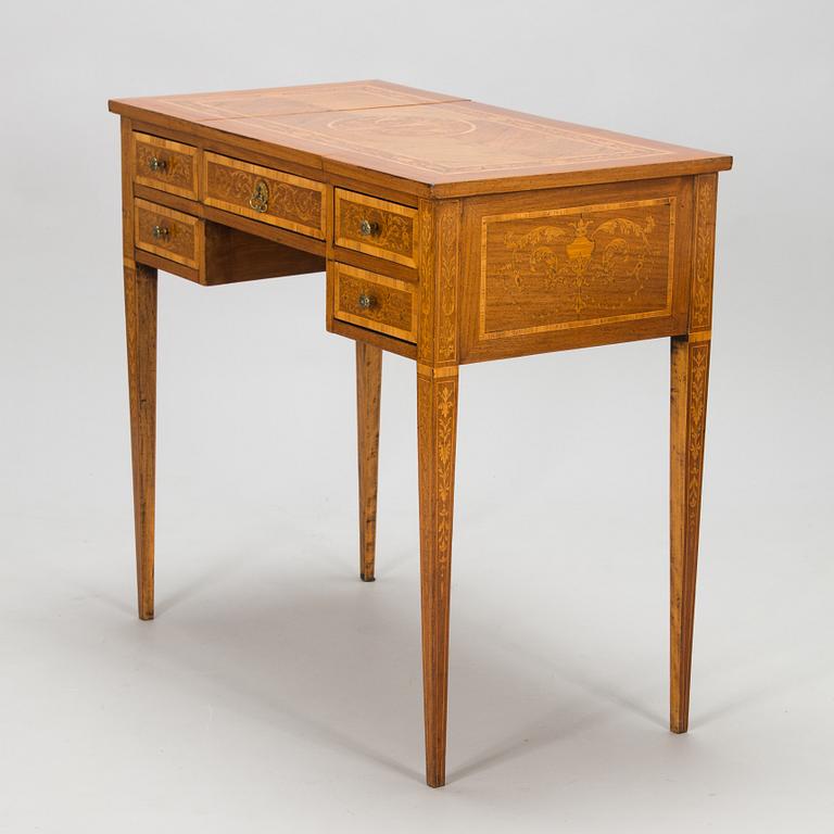 An late 19th-century writing desk, Italy.
