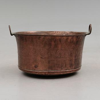 KITTEL, koppar, 1800-talets andra hälft.