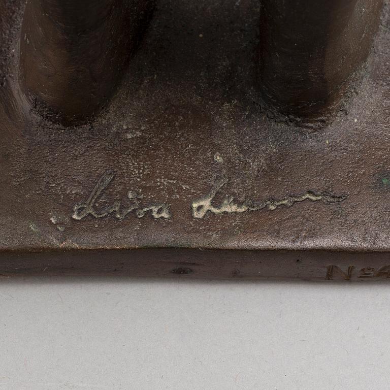 LISA LARSON, skulptur, brons, signerad och numrerad No 487.