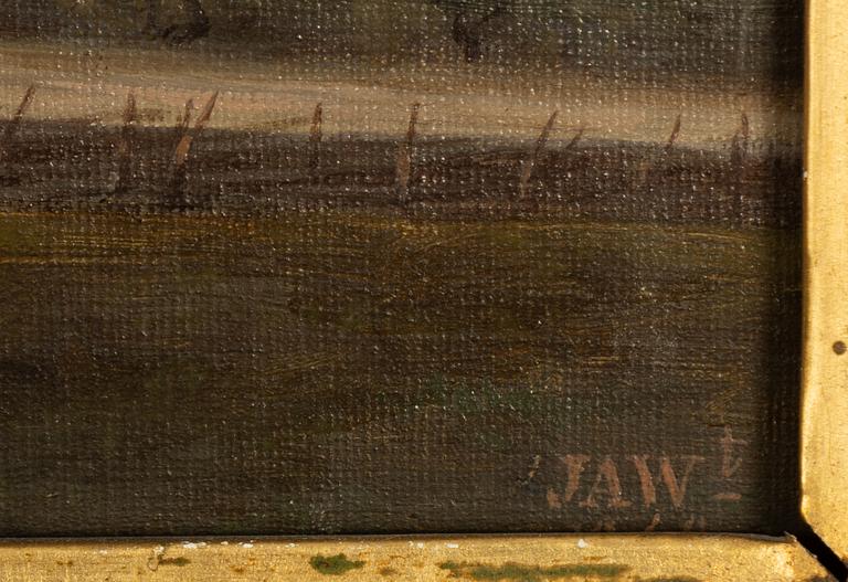 Jakob August Winquist, View over Ytterhogdal, Hälsingland.
