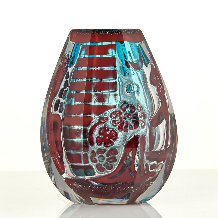 Edvin Öhrström, vas, ariel, glas, Orrefors, 1956, nr 363F.