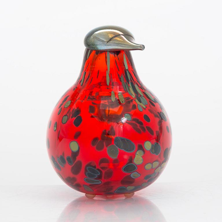 Oiva Toikka, A glass bird, signed O. Toikka Nuutajärvi.