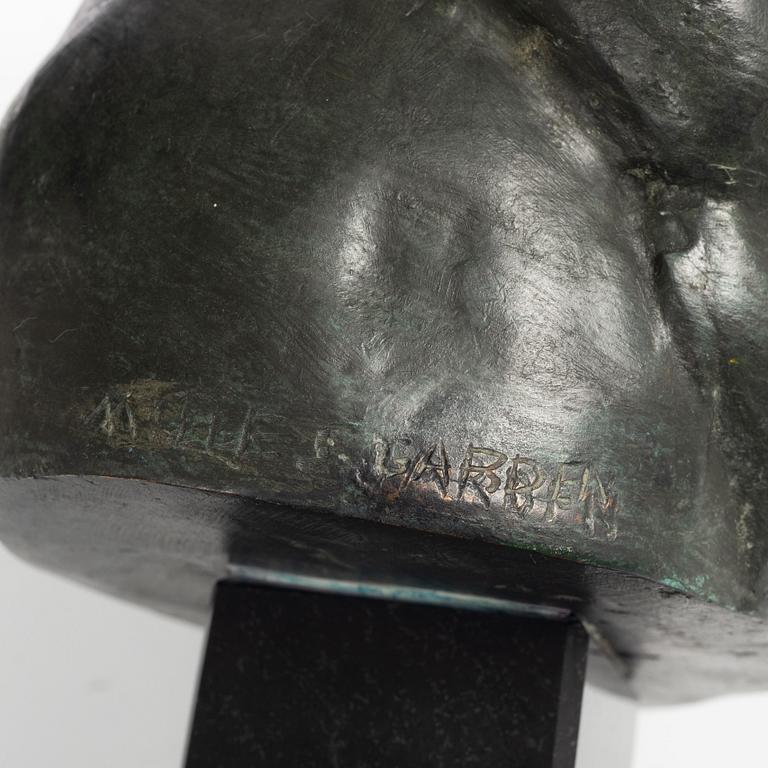 Carl Milles, efter. Skulptur, brons, märkt Millesgården.