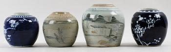 PARTI BOJANER, 4 st, porslin, Kina, 1800/1900-tal.