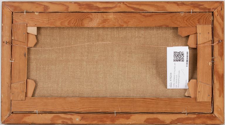 CARL CONRAD STILLING, ett par, olja på duk, monogramsignerade, tidigt 1900-tal.