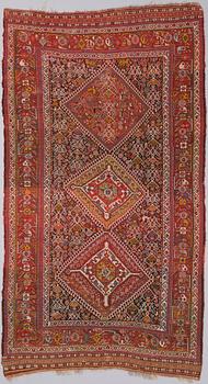 A CARPET, antique, Qashqai, 278x156 cm.