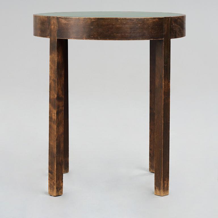 Axel Einar Hjorth, a stained birch table by Nordiska Kompaniet, Sweden 1930's.