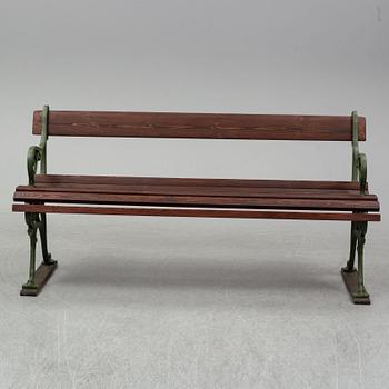 A garden sofa, first half of the 20th century.