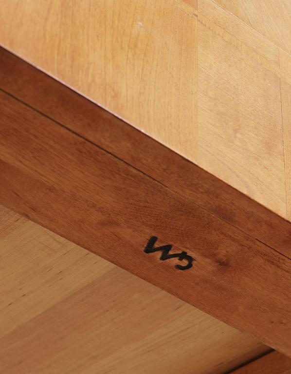 SEKRETÄR, Carl Malmsten, brännmärkt, 1900-tal.