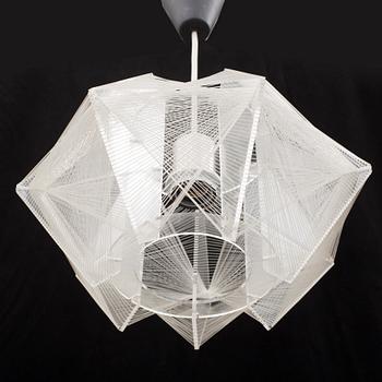 TAKLAMPOR, ett par, plexi-glas och nylon tråd, 1960-tals.