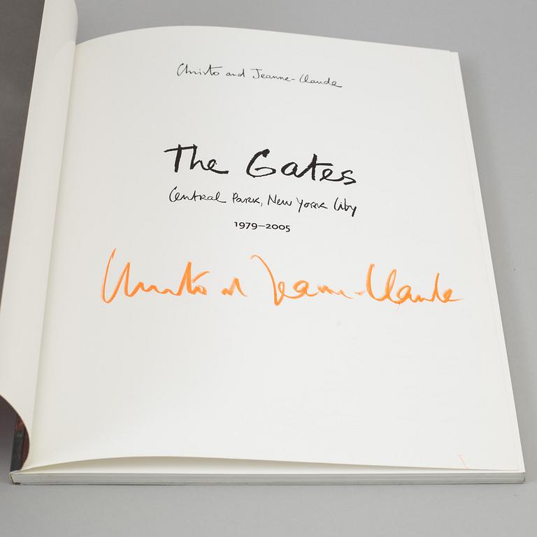 BOK, "The Gates": Central Park New York City 1979 -
 2005. Taschen, 2005. Signed.