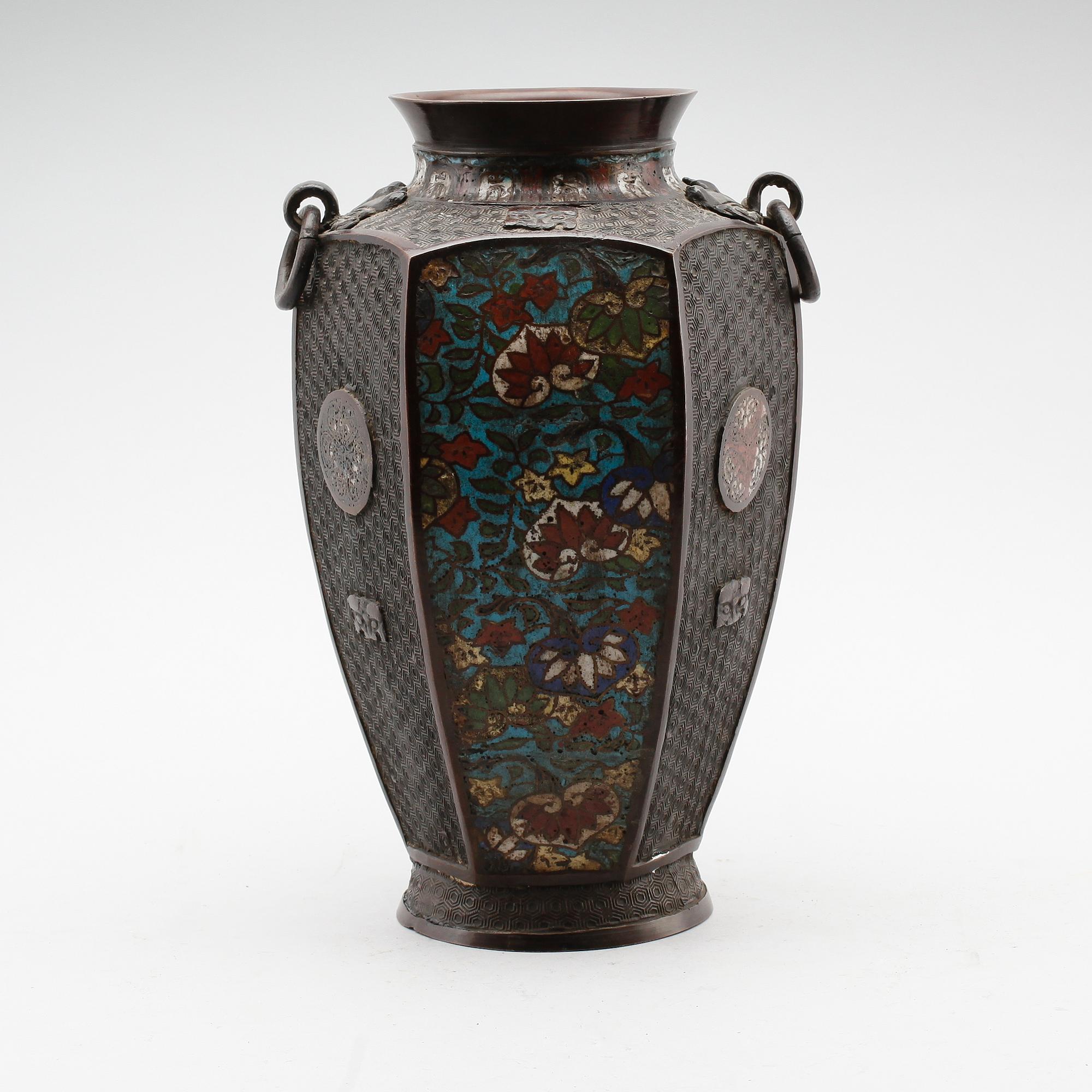 VAS, brons, Kina, 1800-/1900-tal.