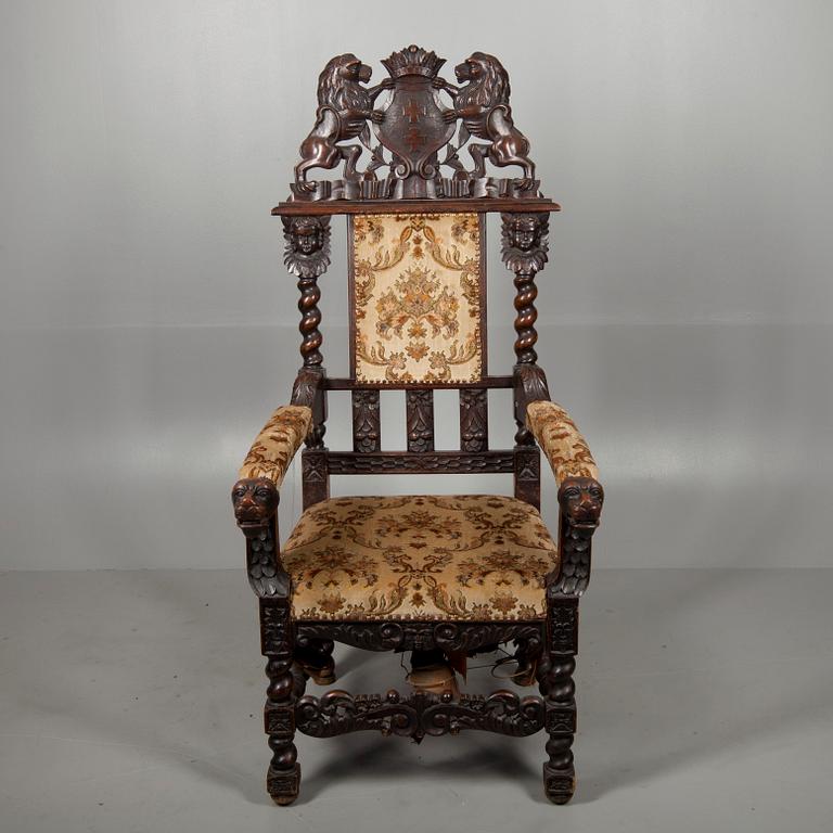 STOL, barockstil, Tyskland 1800-talets slut.