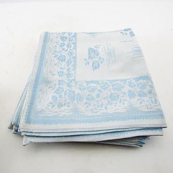 Napkins 12+12+12 pcs damask first half/mid 20th century.