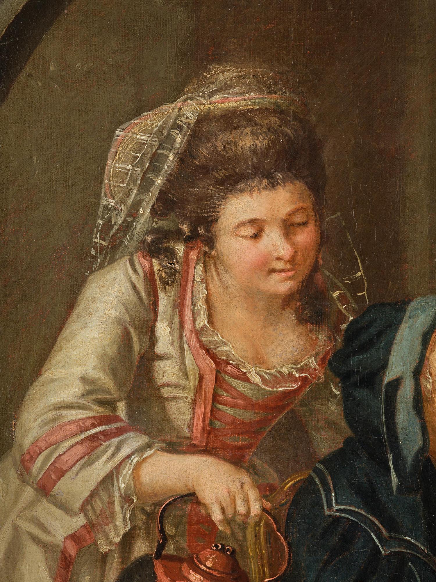 Pehr Hilleström, "Hos spåkvinnan" (At the fortune teller).