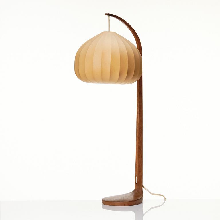 Hans-Agne Jakobsson, a teak table lamp, Markaryd, Sweden 1950s.