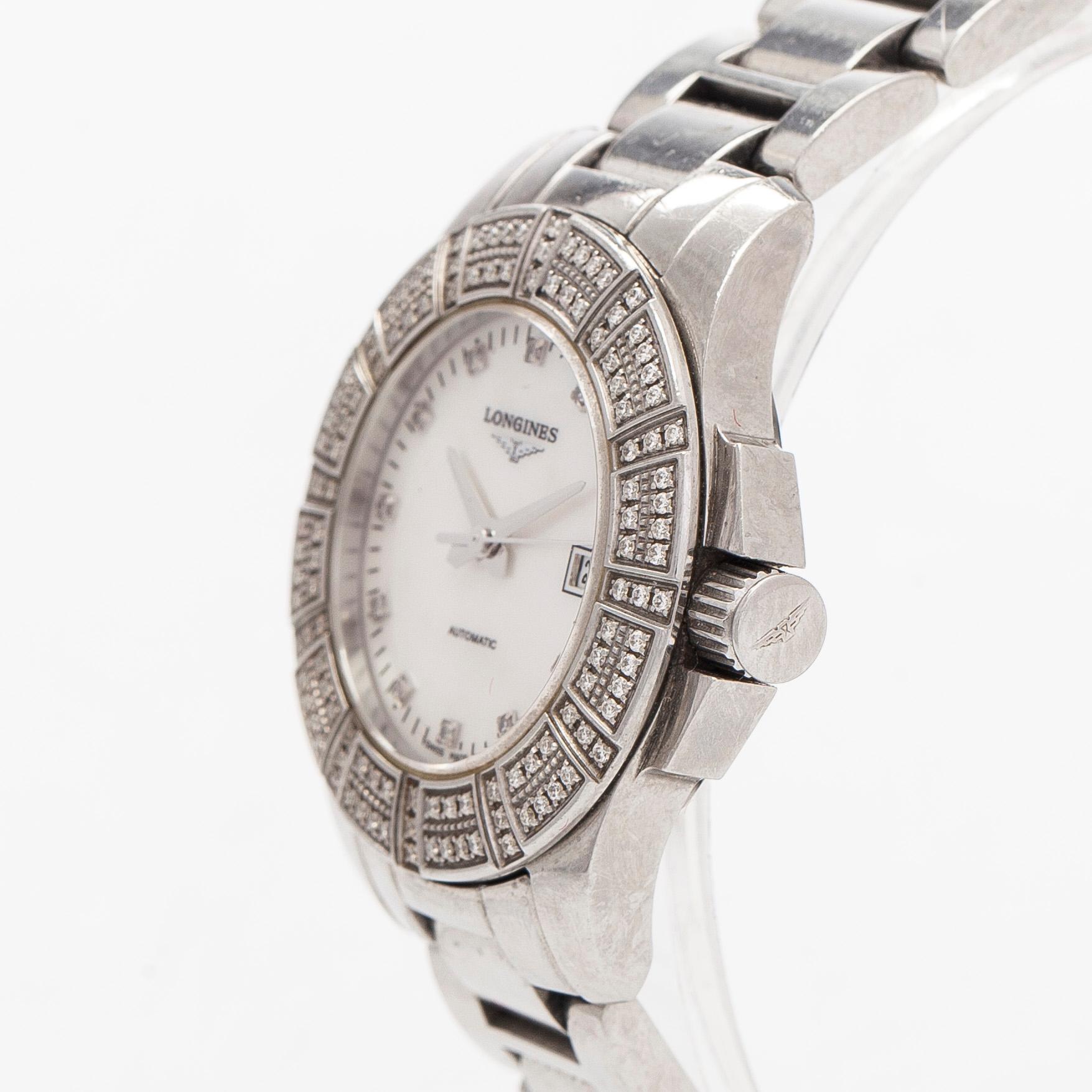 Longines, Conquest, wristwatch, 31 mm.