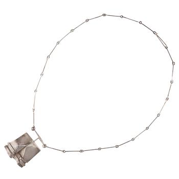 221. Björn Weckström, A PENDANT, sterling silver, "O2X" Lapponia 1972.