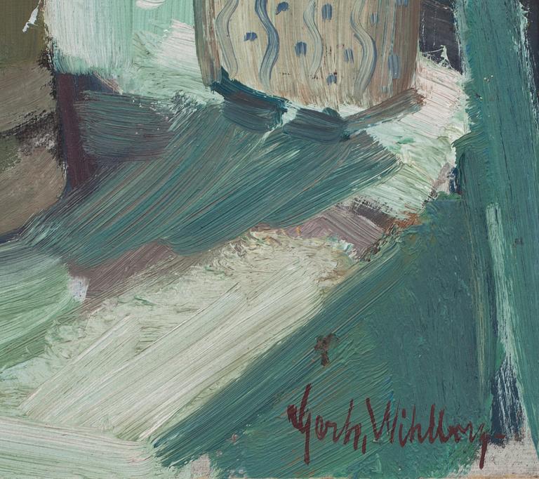 GERHARD WIHLBORG, olja på pannå, signerad.