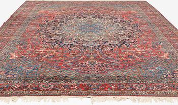 A carpet, semi-antique, Chaharmahal/Bakhtiari Province, ca 475 x 333 cm.