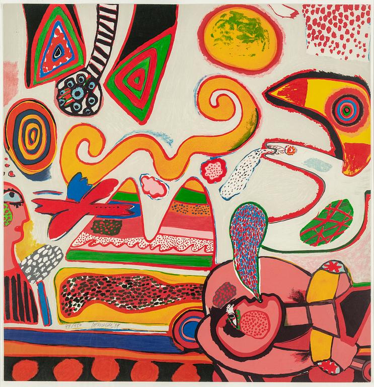 BEVERLOO CORNEILLE, lithograph in colours, 1997, signed and numbered 49/150.