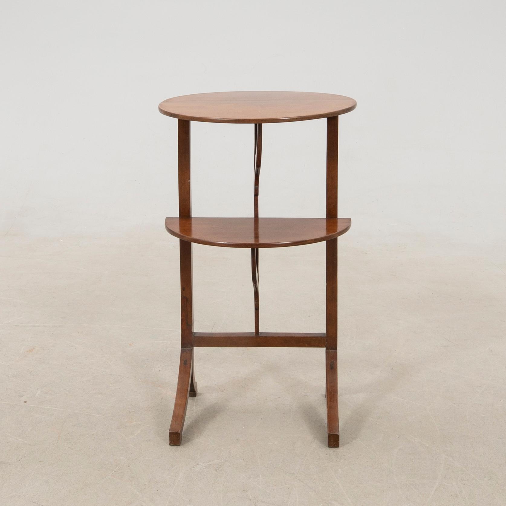 Side table/Serving table with cake stand England late 19th century.