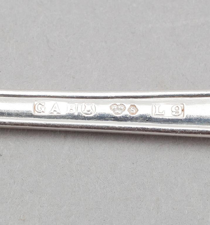 SKEDAR, 12 st, GAB 1937. Total vikt 229 g.