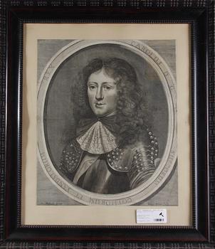 KOPPARSTICK, efter Philipp Kilian, 1600/1700-tal.