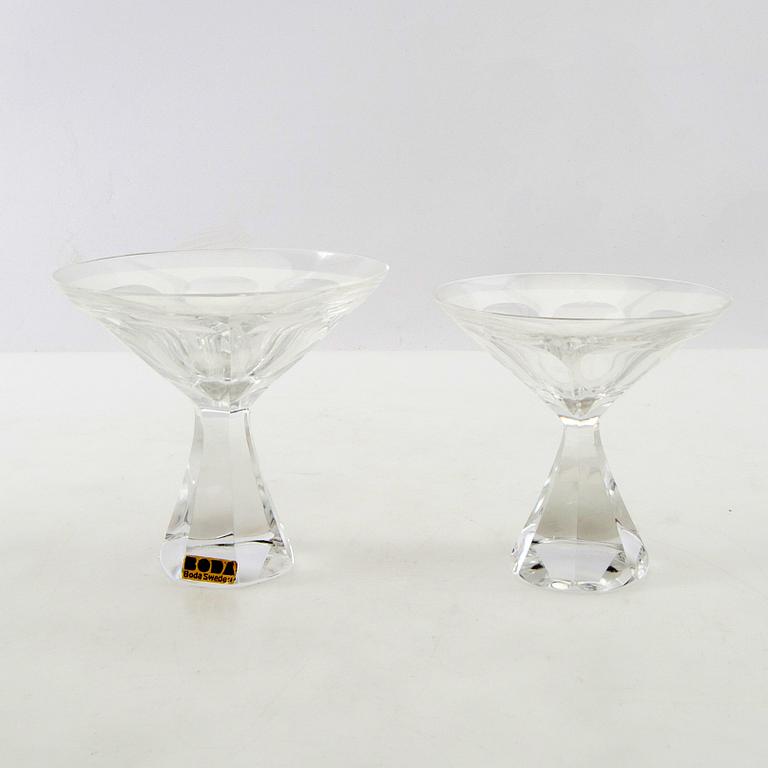 Service 39 pcs, Kosta Boda mid/second half of the 20th century.
