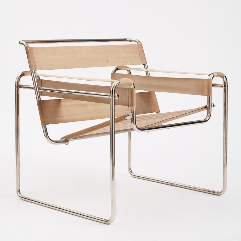 Marcel Breuer, a "B3", easy chair, Standard Möbel, Germany ca 1927-1928.