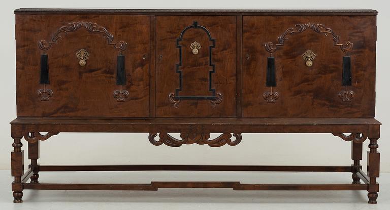 SIDEBOARD, Art Deco, 1930/40-tal.