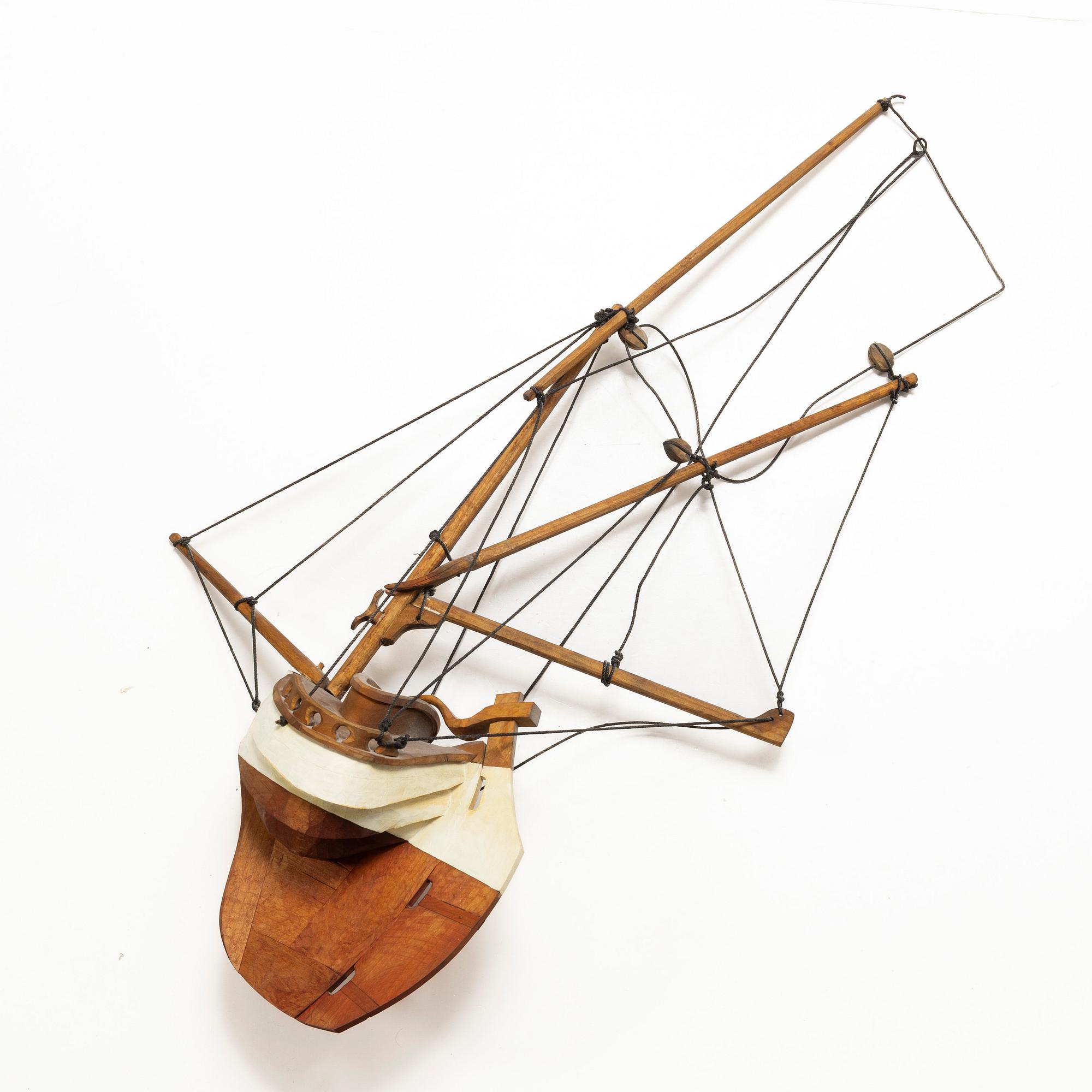 Bengt Lundin, boat model.