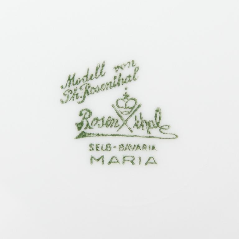 SERVISPORSLIN, 45 delar, Maria, Rosenthal.