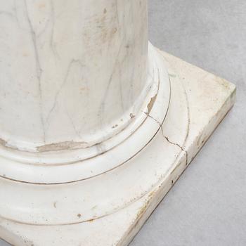 A late Gustavian marble column.