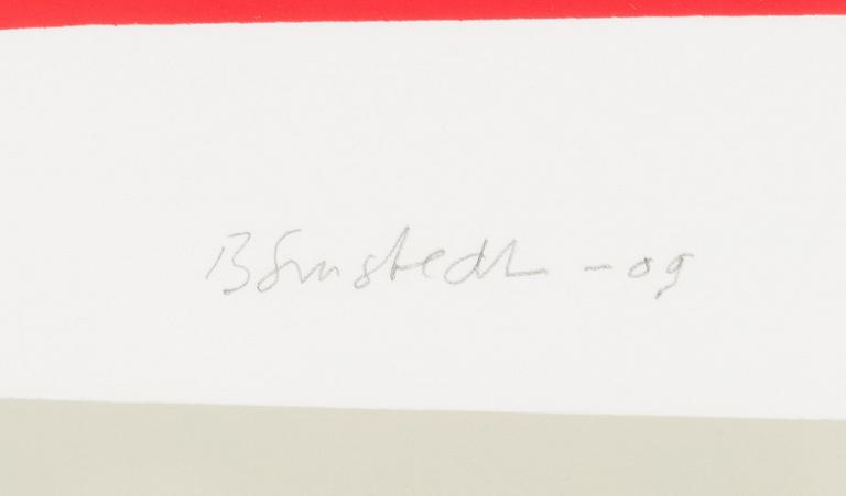 Juhana Blomstedt, serigrafi, signerad och daterad -09, numrerad 85/100.