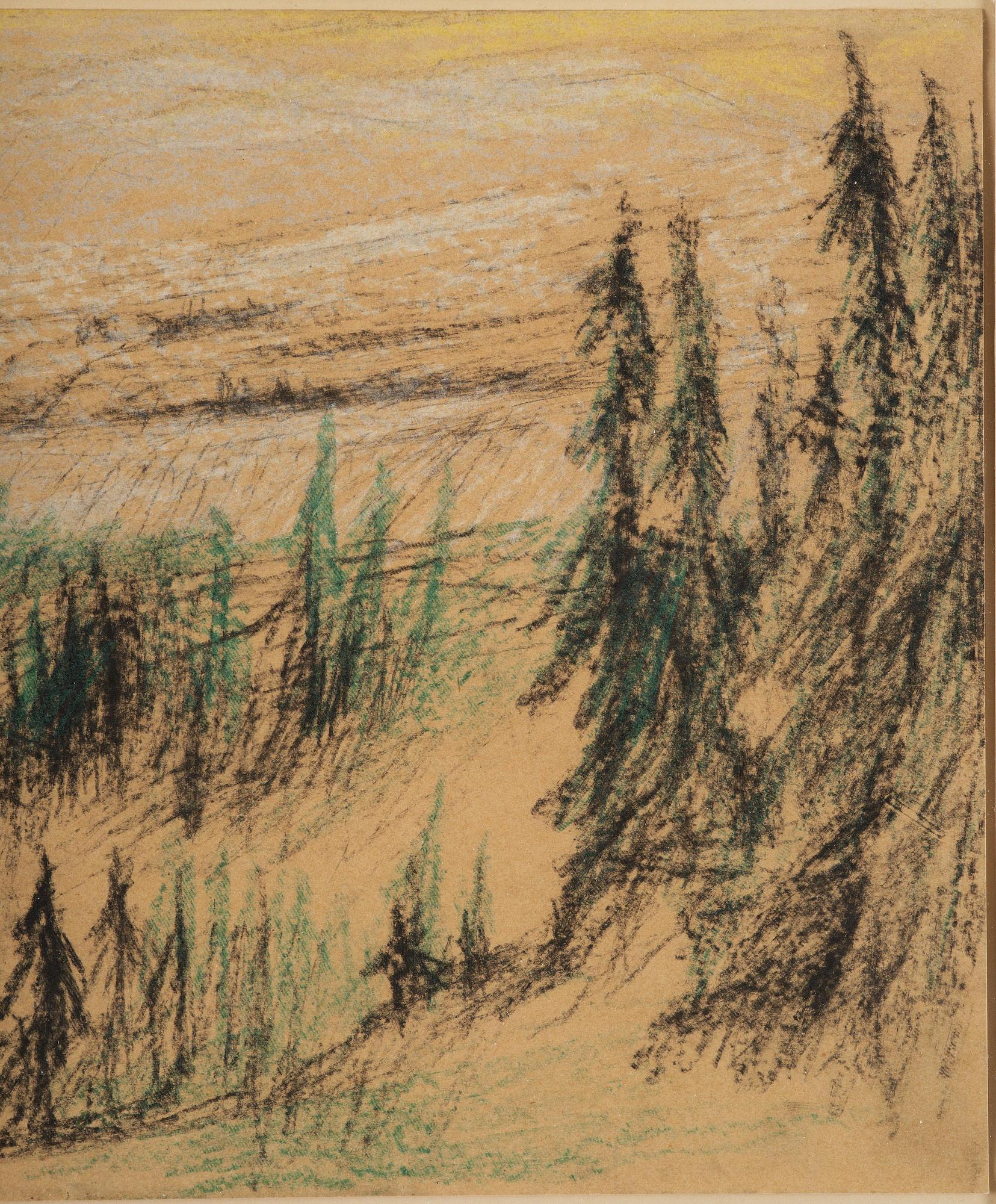 Carl Fredrik Hill, Forest landscape.