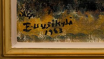 EINARI UUSIKYLÄ, öljy kankaalle, signeerattu ja päivätty 1953.