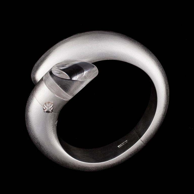 ARMBANDSUR, dam, Time tube, sterlingsilver, akryl, Björn Weckström Lapponia 1975.