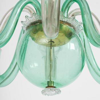 Gio Ponti, ljuskrona, Venini, Murano, Italien, 1945-50.