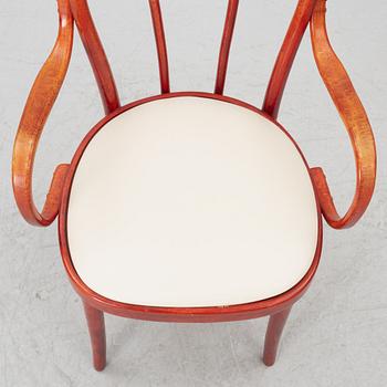 Seven armchairs, "Wien", Gemla, second half of the 20th century.