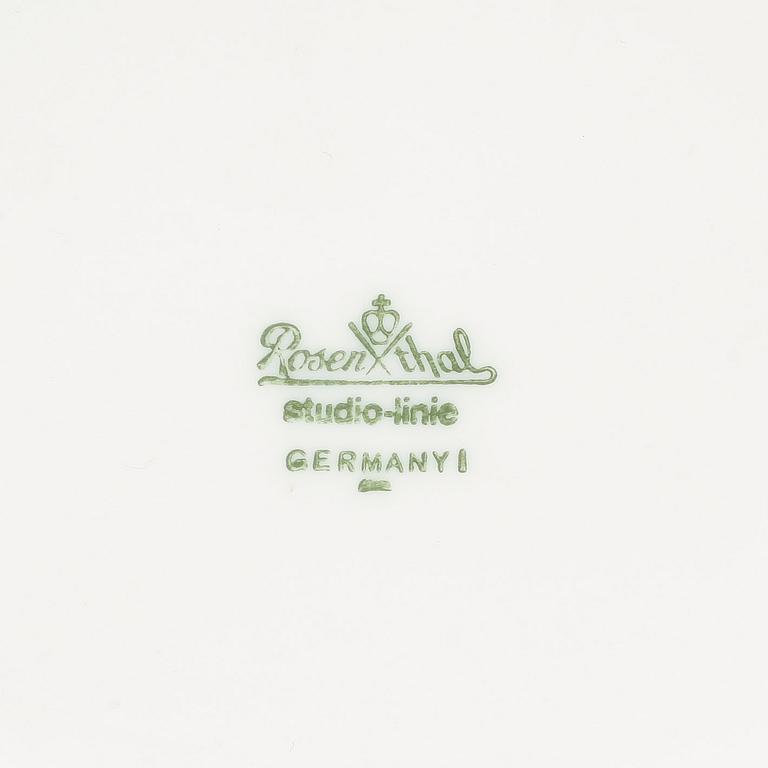 PARTI PORSLIN, 5 delar, porslin, Björn Wiinblad, Studio-line, Rosenthal.